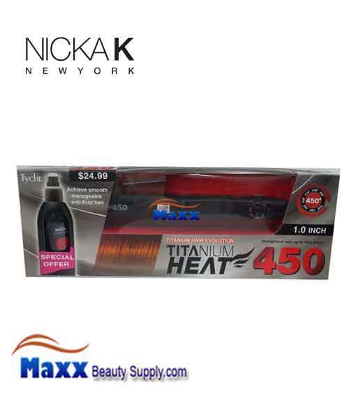 Nicka K Tyche Titanium Heat 450 Flat Iron - 1"